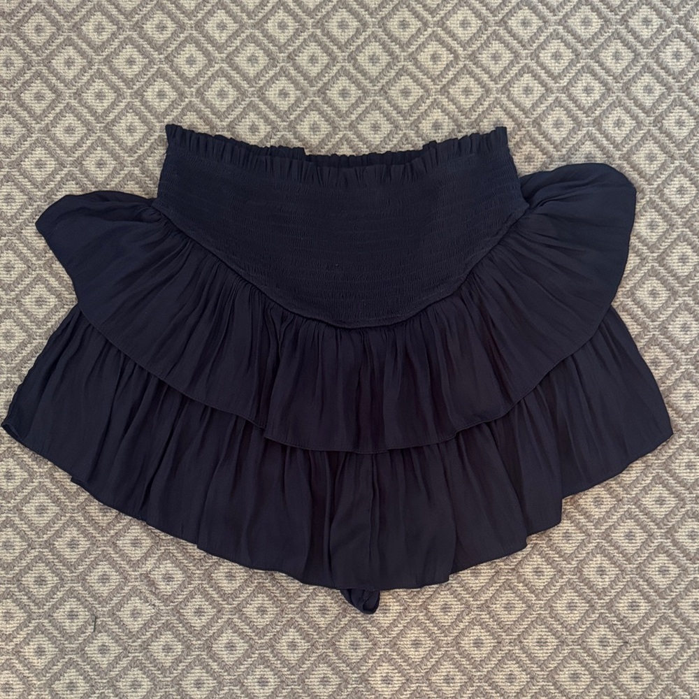 Mustard Seed Navy Layered Skirt